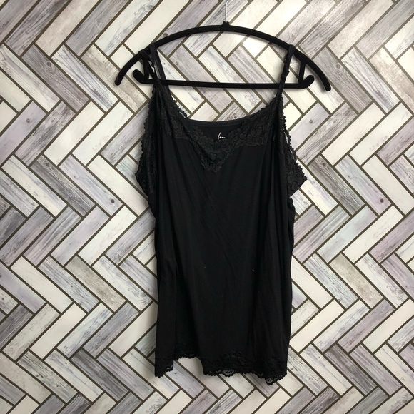 Lane Bryant The Lace Cami In Black